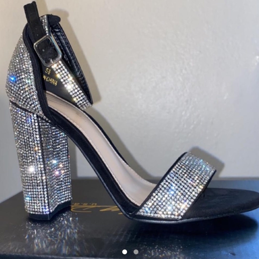 Rhinestone heels
